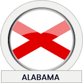 Alabama State Flag Icon