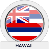Hawaii state flag icon