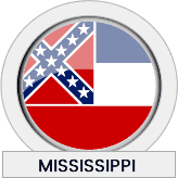 Mississippi state flag icon