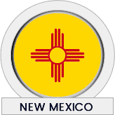 New Mexico state flag icon