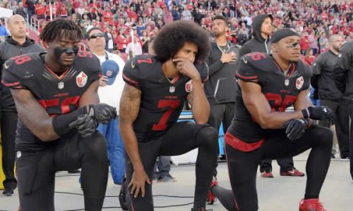 NFL players kneeling during National Anthem