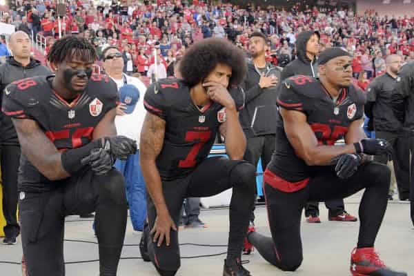 NFL players kneeling during National Anthem