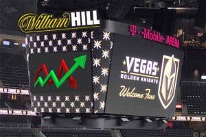 A visual display of the scoreboard