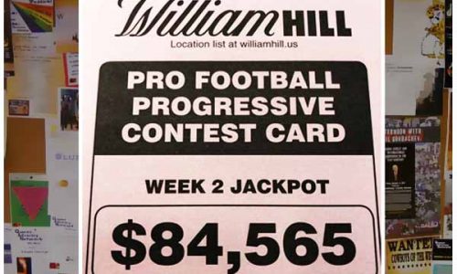 William Hill Week 2 Progressive Football Parlay Card
