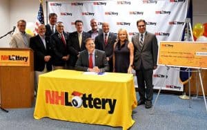 NH lottery and governor