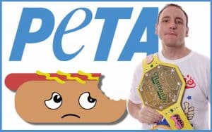 Joey Chesnutt poses with his favorite food