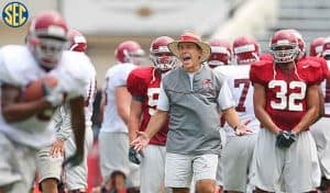 Saban and his players