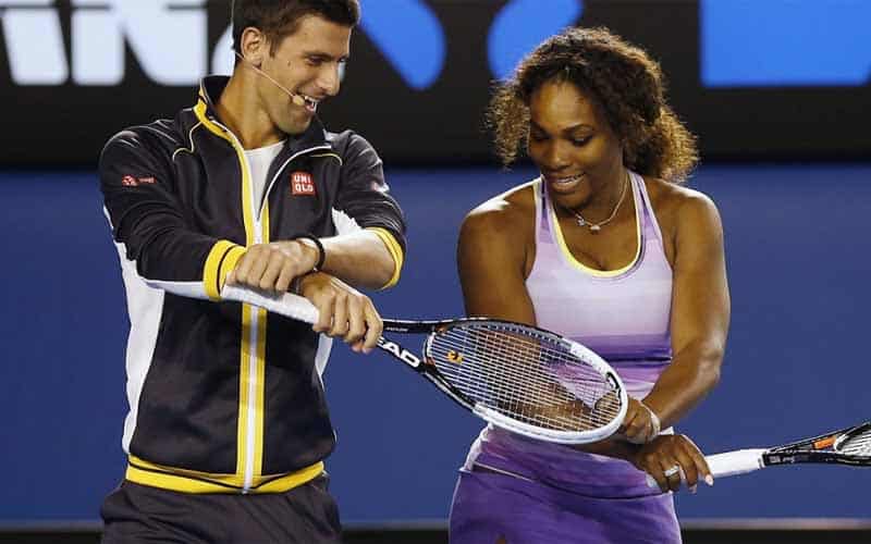 Djokovic and Williams