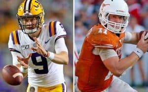 LSU texas football