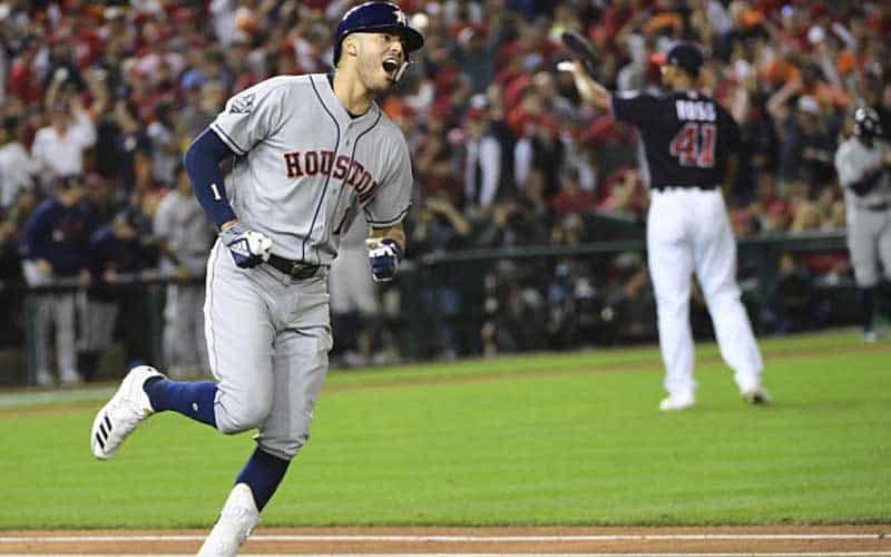 houston Astros favored in world series washington nationals