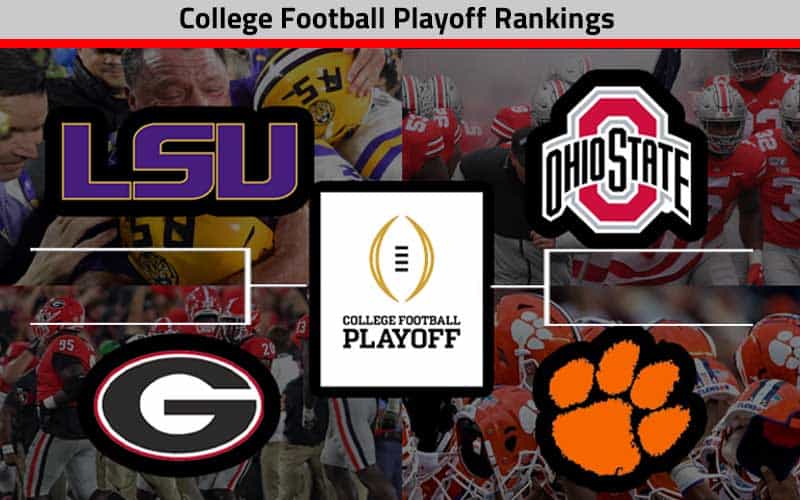 college football playoff poll championship odds