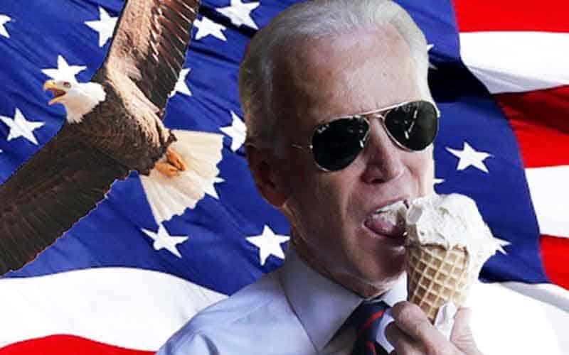 Biden sunglasses ice cream usa