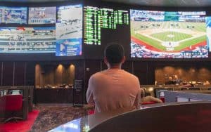 Las Vegas Nevada Sportsbooks March revenue down