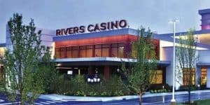 a picture of the Rivers Casino in Des Plaines IL