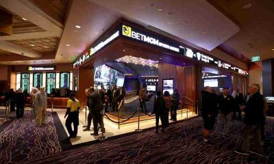 a BetMGM betting lounge