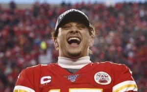 Patrick Mahomes Happy