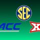 ACC SEC and BIG 12 logos