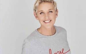 Ellen DeGeneres smiling