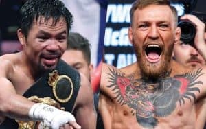 image of manny pacquiao and conor mcgregor side by side
