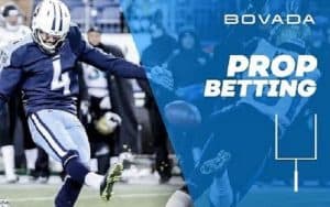 bovada prop betting ad for football