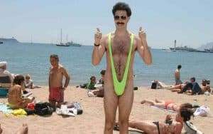 Sacha Baron Cohen As Borat Gives a Thumbs Up to his 2021 odds to win Golden Globes