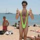Sacha Baron Cohen As Borat Gives a Thumbs Up to his 2021 odds to win Golden Globes