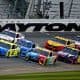 drivers with the top NASCAR odds round the corner of the Daytona 500