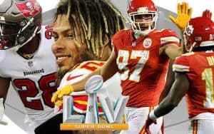 Leonard Fournette Tyrann Mathieu Travis Kelce Tyreek Hill SB MVP Odds leaders