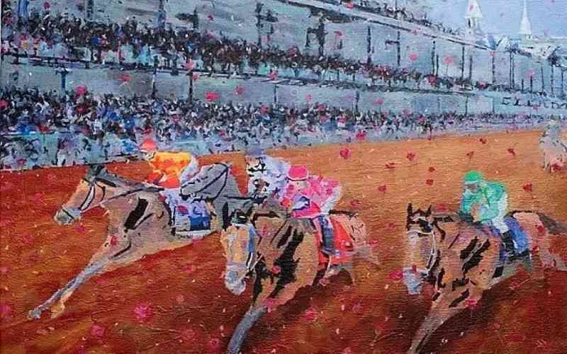 kentucky derby painting