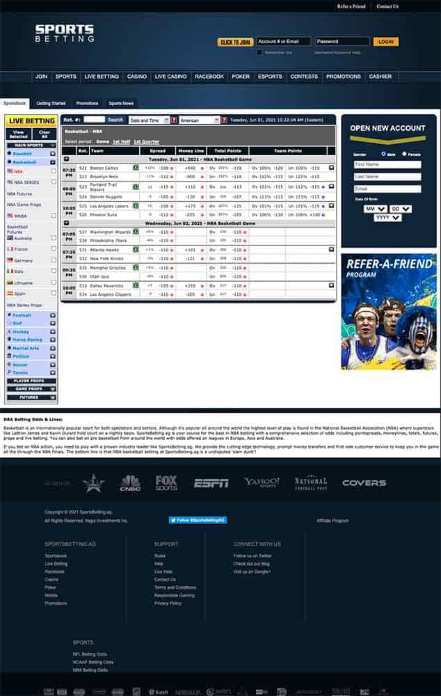 Sports Betting (AG) screenshot