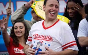 joey chestnut smiling