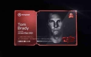 tom brady autograph draftkings nft
