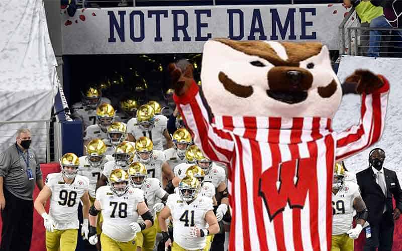 Betting Odds For Notre Dame Fighting Irish Vs Wisconsin Badgers 2021 22 