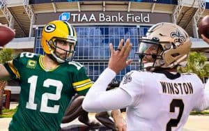 Aaron Rodgers Jameis Winston NFL odds for Week 1 game in Jacksonville
