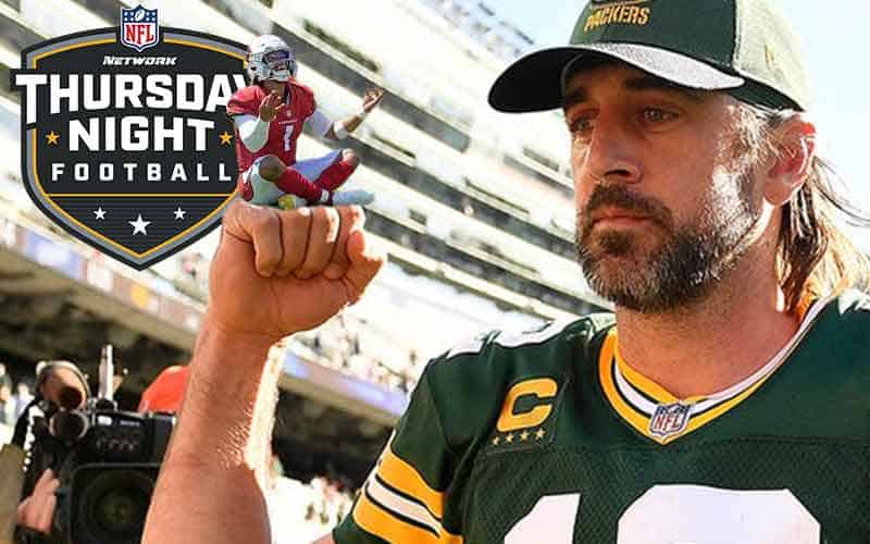 betting on Thursday Night Football odds Packers Cardinals Rodgers Murray