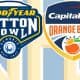 betting on the CFP semifinals Orange Bowl odds on the Cotton Bowl