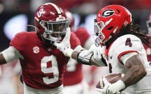 2021-22 CFP National Championship Game odds for betting on Alabama vs. Georgia