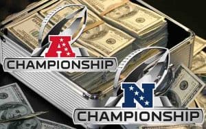 win a large stack of cash betting on the NFL Playoffs and the Conference Championships 2021-22