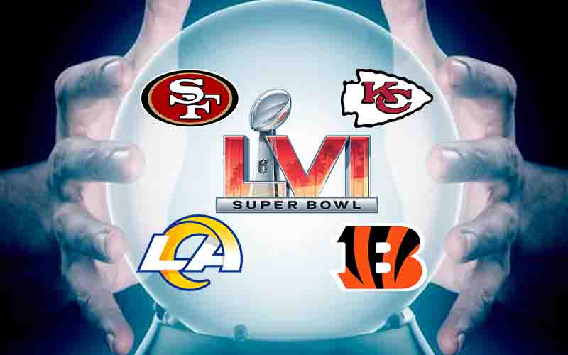 will the crystal ball reveal the correct Super Bowl LVI betting line?