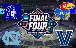 Final Four odds for 2022 March Madness betting Duke Kansas UNC Villanova