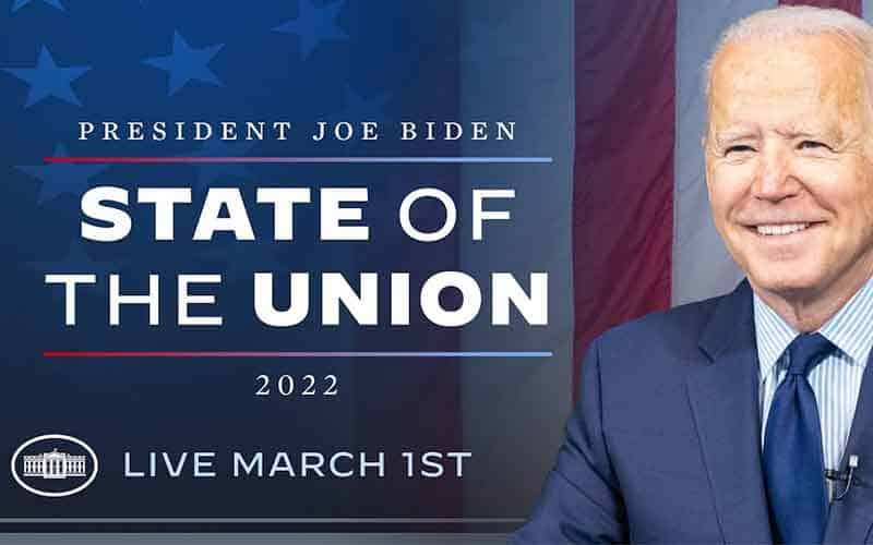 Betting on Joe Biden's State of the Union Speech odds in 2022
