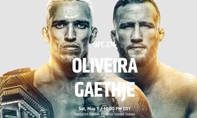 image for betting on Oliveira vs Gaethje at UFC 274 in 2022