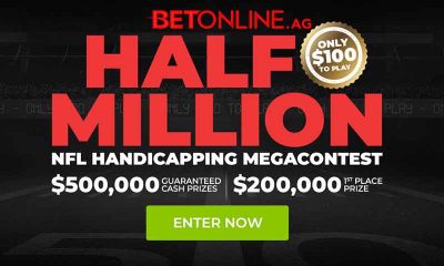 image for BetOnline's half million dollar NFL spread betting contest 2022-23