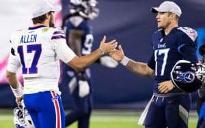 Josh Allen Ryan Tannehill Bills Titans MNF