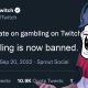 twitch bans gambling streams
