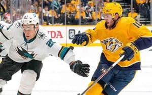 NHL odds for Sharks Predators 2022-23 NHL Season debut