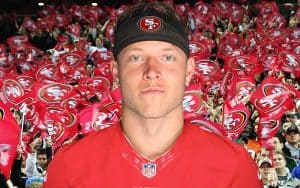 betting on the San Francisco 49ers after trading for Christian McCaffrey