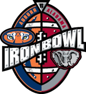 logo for betting on the Iron Bowl Auburn Alabama