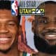 LeBron James and Giannis Antetokounmpo in Utah for the 2023 NBA All Star Weekend