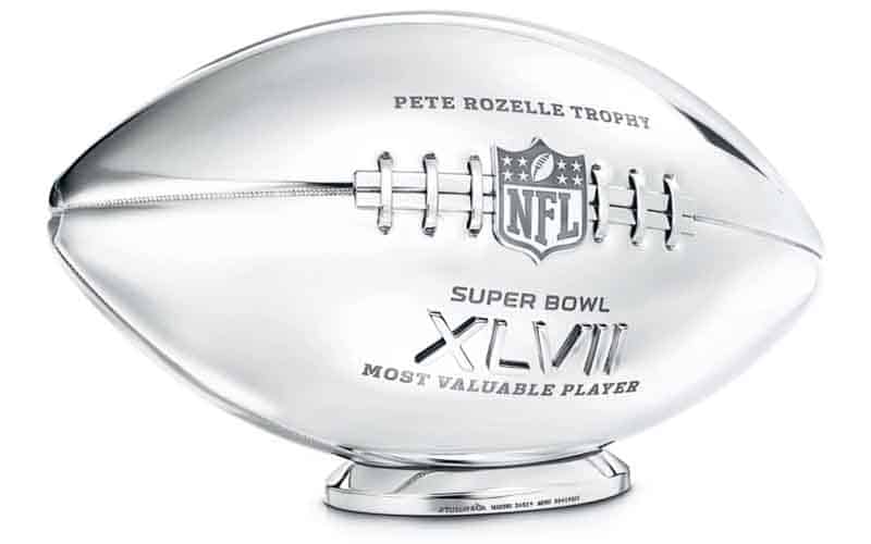 Super Bowl MVP Trophy Pete Rozelle